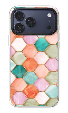 Hexagons in stained glass
