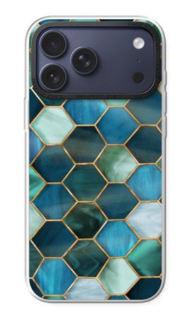 Hexagons in stained glass
