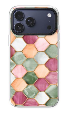Hexagons in stained glass