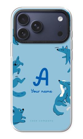 Playful Dogs Monogram