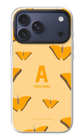 Amber Butterflies Monogram