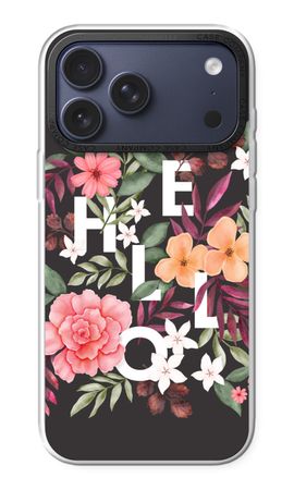 Hello in flowers