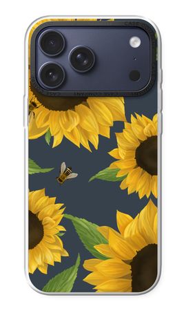 Sunflower and bees