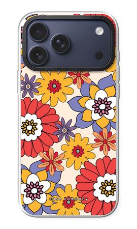 Fleurs rétro - Jaune