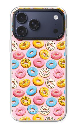 Rosafarbene Donuts