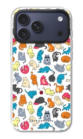 Colourful cats