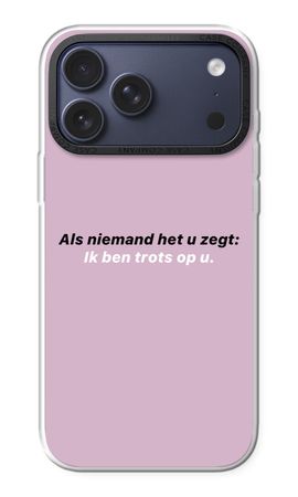 Ik ben trots op u