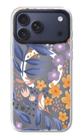 Flowers with blue leaves