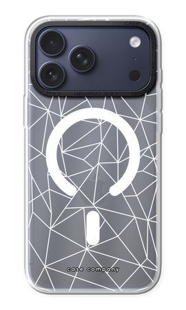 Geometric lines white