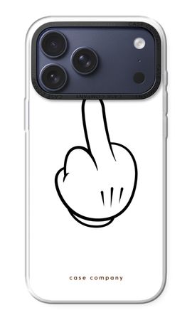 Mittelfinger weiß