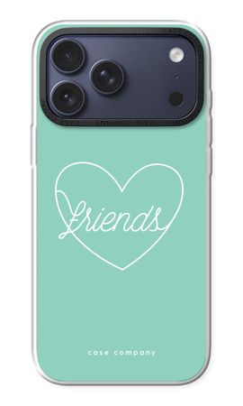 Friends heart pastel