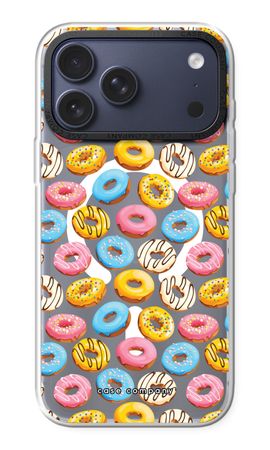 Rosafarbene Donuts