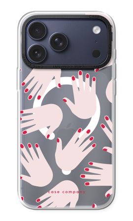 Hands pink