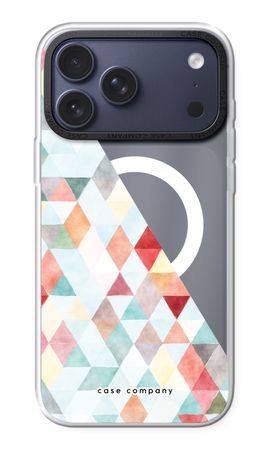 Coloured triangles pastel