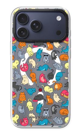Colourful cats