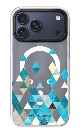 Coloured triangles blue