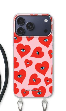 Red heart eyes