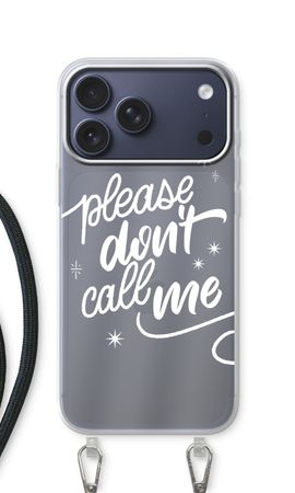Don't call