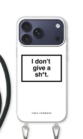 Don't give a shit