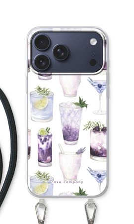 Violet cocktails