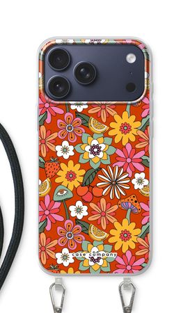 Retro Flowers - Red