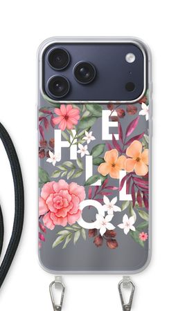 Hello in flowers