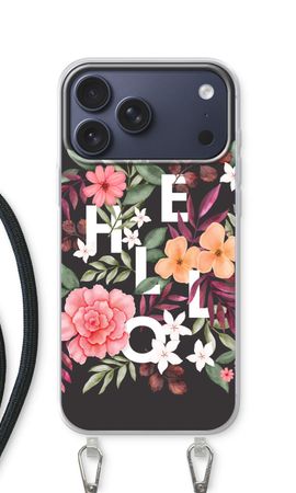 Hello in flowers