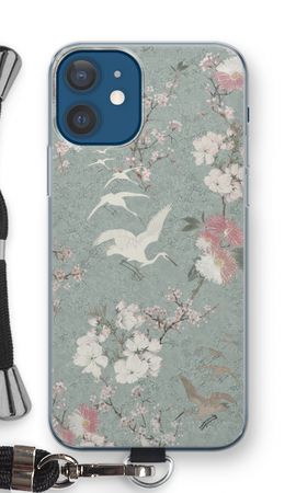 Japanese crane birds blossom