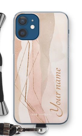 Gold Lines Namecase - Blush