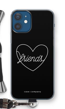 Friends heart black
