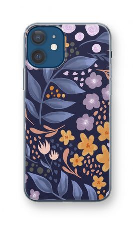 Flowers with blue leaves