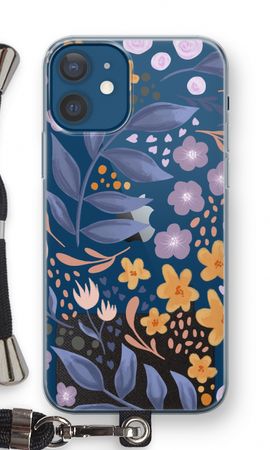 Flowers with blue leaves