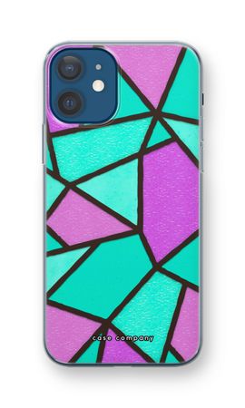 Glas in lood - Paars