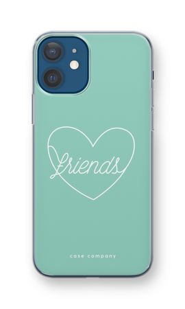 Friends heart pastel