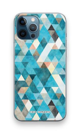 Coloured triangles blue