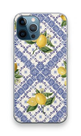 Blue tiles and lemons