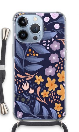 Flowers with blue leaves