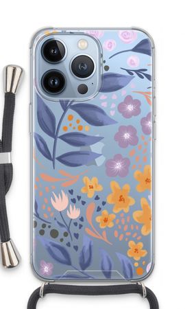 Flowers with blue leaves