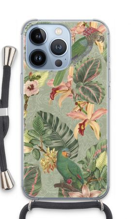 Tropical jungle parrot