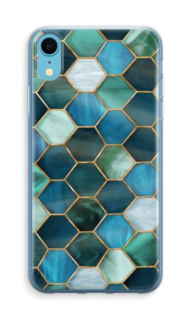 Zeshoeken in glas-in-lood