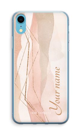 Gold Lines Namecase - Blush