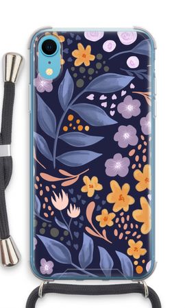 Flowers with blue leaves