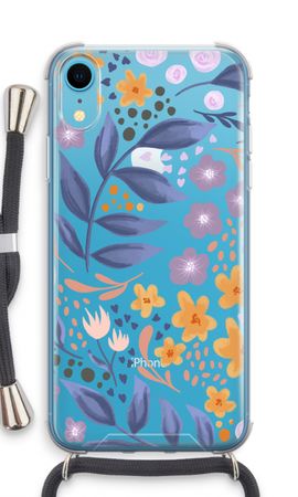 Flowers with blue leaves