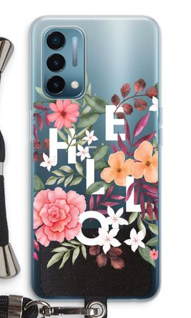Hello in flowers