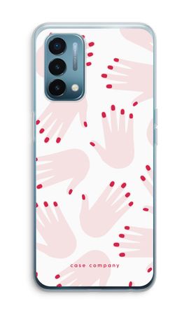 Hands pink