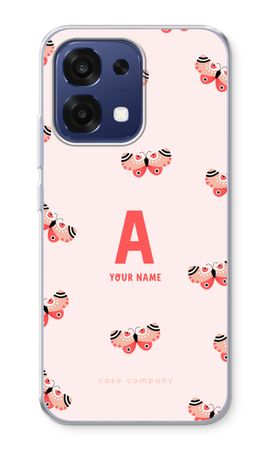 Rosy Butterflies Monogram