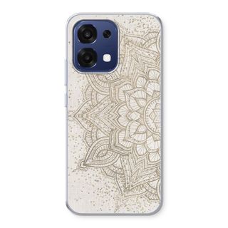 Boho golden mandala