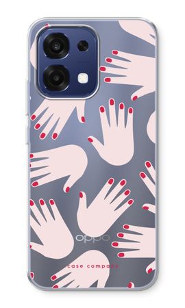 Hands pink