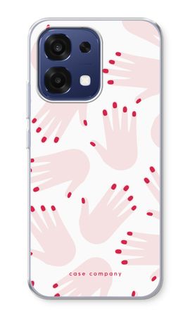 Hands pink