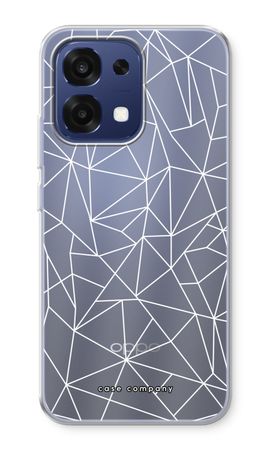 Geometric lines white